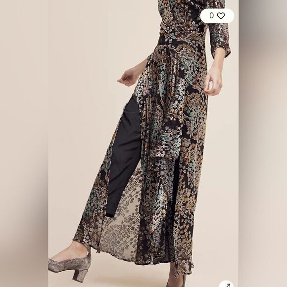 Anthropologie Woodlands Maxi Dress size 4 - Picture 1 of 12